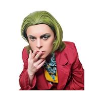 ALLAURA The Joker Perruque de costume vert Arthur Fleck Perruque Cosplay Oompa-Loompa Cheveux verts pour homme et femme - Convient à tous