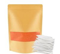 ALLAVA Sable de bougie avec mèche - cire bougie 1 kg avec 50 mèches de 5 cm - 50 mèches de bougie avec 50 mèches de bougie sans base - Sable nacré -