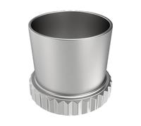 Allayu Accessoires pour aérographe de qualité supérieure : Installation Simple et Efficace, Anti-poussière Robuste, pièces de Rechange pour Embout d'aiguille, Argent, StyleB