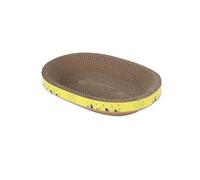 Allayu Adorables griffoirs pour Chats fabriqués à partir de ressources renouvelables, Parfaits comme Cadeaux pour Les Amoureux des Chats d'intérieur. Griffoirs en Carton ondulé en Forme de Bol.
