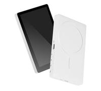 Allayu Affichage d'image à retournement pour Moniteur, caméra arrière, Selfie, Bascule automatiquement Entre ABS et Vlog, Selfie, téléphone, Blanc