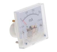 Allayu Ampèremètre analogique à panneau de mesure de courant. Lecture claire et facile. Idéal pour la surveillance des batteries. Ampèremètre CC, 0-300 mA