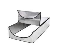 Allayu Bâche imperméable pour tente 63,5 cm x 137 cm x 28, résistante au feu, pour isolation de combles, accessoires d'isolation d'échelle, isolant d'escalier de combles, film d'aluminium, décoration