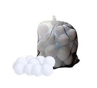 Allayu Boules de neige artificielles blanches pour sapin de Noël : une décoration joyeuse pour les fêtes fin d'année, idéale pour les batailles boules neige.