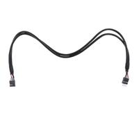 Allayu Câble d'extension USB 2.0 à 9 Broches, connecteurs moulés de précision (9 Broches mâle vers Femelle), Longueur 5 cm, pour connecter des périphériques.