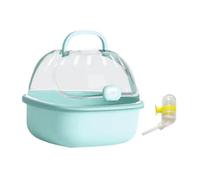 Allayu Cage de transport pour hamsters nains, furets, hérissons et chinchillas. Idéale pour les propriétaires d'animaux voyageurs et aventuriers, cette cage offre un environnement sûr et confortable à