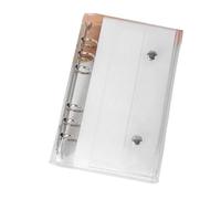 Allayu Carnet transparent autocollant, rangement de petits objets, robuste et durable, idéal pour le bureau, la journalisation et les travailleurs, Haute transparence-A6