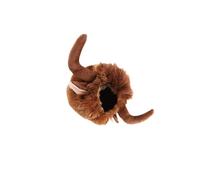 Allayu Chapeau de Vache Fantaisie pour Chien, Confortable et Doux, déguisement de Taureau pour Halloween, Costume pour Animaux Compagnie, Cadeau pour Amis à Quatre Pattes, Accessoires déguisement