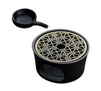 Allayu Chauffe-théière, Solution idéale pour Les Pique-niques et Le Camping, Garde Le thé au Chaud, réchauds et fourneaux, Grill Yakitori de Jardin Pratique, Barbecue de Table, thé Chaud, Noir