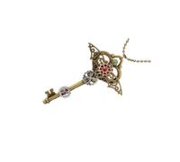 Allayu Collier pendentif vintage gothique, collier clé steampunk, bijou tendance, chaîne affirmée. Un accessoire que vous adorer, un bijou plein de personnalité à offrir à vos amies