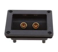 Allayu Connecteurs pour haut-parleurs robustes pour autoradio, connecteurs à vis pour installation audio professionnelle, performances améliorées et durables garanties, boîtier carré pour haut-parleur