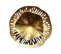 Allayu Décoration Murale en Fer forgé, Disque irrégulier, Fond Unique et élégant, pièce d'art Durable pour, Plaque métallique décorative pour Maison de Campagne Bureau, S