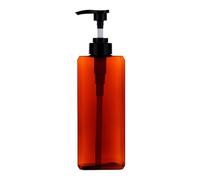 Allayu Distributeur de savon liquide élégant en céramique, flacon à pompe manuelle rechargeable, accessoires de salle de bain pour comptoir de cuisine, simple porte-savon, 800 ml orange
