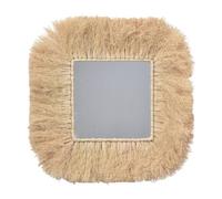 Allayu Embrassez la nature avec un miroir mural de ferme en paille tressée. Chaleur rustique et sérénité pour que la pièce se démarque. Toutes les décorations d'intérieur