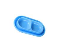 Allayu Ensemble de gamelles pour Animaux de Compagnie Comprenant des gamelles élargies Anti-Fourmis pour Nourrir et abreuver Chats et Petits Chiens simultanément. Lot 2 Doubles pour Chats.