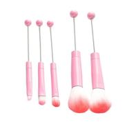 Allayu Ensemble de pinceaux de maquillage à perles, outil maquillage professionnel portable pour les voyages et la création, pour des techniques mélange supérieures, outil