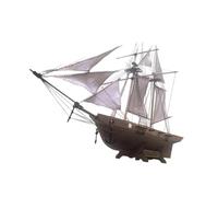 Allayu Figurine de Bateau à Voile, Artisanat, Ornement en Bois pour décoration intérieure, voilier Nautique, Bateau à Voile en Bois