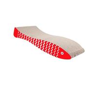 Allayu Griffoir réutilisable pour chat, réversible et offrant un espace de jeu confortable tout en protégeant votre chat. Fabriqué en carton recyclé, ce griffoir double face est idéal pour les chats à