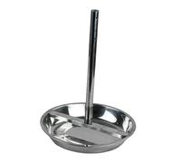 Allayu Grille de Barbecue renforcée avec Structure en Tubes d'acier pour Une durabilité optimale. Chaque Plateau de Barbecue, rôtissoire, Support à Poulet Dansant et Grille à rôtir, Argent, 22 cm