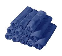 Allayu Housses de repose-tête pour tables de massage avec bande élastique pour un maintien sûr et un lavage facile en machine. Housses repose-tête pour fauteuils massage et coussins, Bleu, 33x33cm