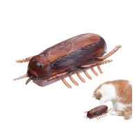 Allayu Jeu de Boucle de cafard réaliste pour Chat, Divertissement, Jouet pour Animaux de Compagnie, Jeu de Remplacement, Mouvement de la Souris, Un