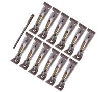 Allayu Jeu de tournevis et d'écrous pour gouttières en alliage d'aluminium pour une installation sécurisée des gouttières. Vis rapides pour une installation facile et efficace. Support de drainage à