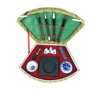 Allayu Kits d'écriture, ensemble de calligraphie, outils d'écriture chinoise traditionnelle pour étudiants, loisirs créatifs, cadeaux d'anniversaire, fournitures scolaires, ensemble de pinceaux, kits
