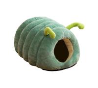 Allayu Le Panier pour Chat en Forme de Chenille Offre Un Espace Chaud et sécurisé pour aux Chats de Petite et Moyenne Taille Pendant Les Saisons Froides. Le Coussin-nid pour Chien en Forme Chenille