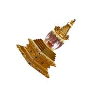 Allayu Les souhaits se réalisent Statue Bouddhiste tibétaine pour la méditation et la guérison Statue du Bouddhisme tibétain Statue de Bouddha en Alliage Stupa