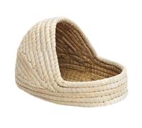 Allayu Nid en Herbe tressée à la Main, maisonnette et Jouet à mâcher pour Lapins, cochons d'Inde et Chinchillas. Confortable et Respirant, il ne Tient Pas Chaud en été et est très résistant. Convient