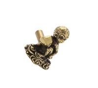 Allayu Poignée de porte fantaisie en cuivre robuste, motif singe, idéale pour la maison la cuisine. Un cadeau original pour cuisine.