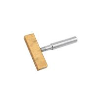 Allayu Pointe de fer à souder de rechange en forme T pour la réparation câbles flexibles LCD et le dépannage des pixels d'écrans à cristaux liquides, Sans bande, Pointe 5.3 x 3.5 cm