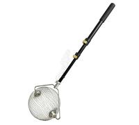 Allayu Ramasseur de fruits télescopique en acier inoxydable, longue éponge roulante, facile à utiliser, adapté au golf, au tennis de table et Pour aux fruits