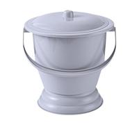 Allayu Récipient à crachoir domestique avec couvercle et poignée portable pour transporter facilement les bouteilles d'urine en voyage en camping. , Gris , 23.7x23x19cm