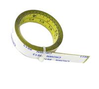 Allayu Règle métrique autocollante avec support en acier. Durabilité exceptionnelle sur machines et comptoirs. Ruban à mesurer adhésif pour table de défonceuse. Règle adhésive pour table. Mesure à