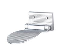 Allayu Repose-Pieds de Douche Pliable en Alliage d'aluminium pour Un Rasage Confortable des Jambes. pour Dimensions approximatives : 15 x 10 x 6 cm. Antidérapant.