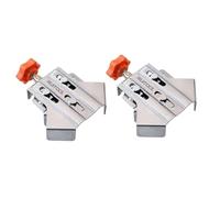 Allayu Serre-joint d'angle de qualité supérieure à 90° avec gabarit et clip de serrage pour le travail du bois, idéal pour les projets de perçage et d'encadrement. Outil , 2 pièces de forme ouverte