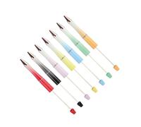 Allayu Stylos à perles assortis, stylos à perles multifonctionnels, écriture fluide, essentiels pour le journal intime, bille pour la maison, le bureau, la résidence étudiante, Modèle E, 7 pièces