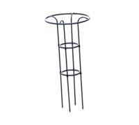 Allayu Support de treillis obélisque de jardin vertical, support robuste pour plantes grimpantes et légumes. Le treillis parapluie vertical peut présenter superbes paysages végétaux, Noir, 100 cm