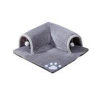Allayu Tunnel pour Chat Pliable et interactif, idéal pour Jouer en intérieur. Léger et Facile à, il ne Prend Pas Beaucoup de Place.