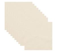 Allazone 10 PCS Tissu de Broderie, Tissu de Moines Bricolage Tissu de Couture Tissu Tufté pour Poinçon Bricolage Broderie, 32 x 32 cm