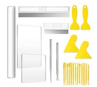 Allazone 25 PCS Outils de Modelage Céramique Rouleau Outils de Sculpture en Argile Rouleau Acrylique d’Argile pour Argile Polymère Outils de Sculpture en Argile pour Façonnage Sculpture Modélisation