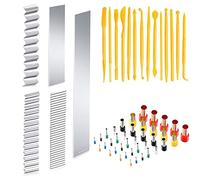 Allazone 59 PCS Outils de Modelage Céramique Lame de Trancheuse d'argile, Emporte-pièces en Argile Polymère, Outils de Modelage Céramique pour Façonnage Sculpture Modélisation
