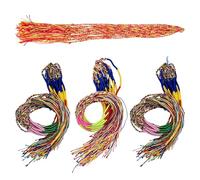 Allazone 80 PCS Bracelet Tressé Fait Main Coloré Amicale Bracelet, Bracelet Fil Bracelets à La Cheville au Poignet