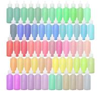 Allazone Sable Coloré pour L'art du Sable, Kit D'Art, Kit de Bricolage en pour La Peinture, L'artisanat, Les Décorations (60 Couleurs, 2.1kg)