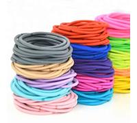 ALLBASA Elastiques à cheveux épais de 4 mm, Chouchou Cheveux, Hair Elastic pour femme et fille (20pcs(couleur mix))