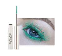 Allbestaye Mascara coloré imperméable pinceau fin Cils verts noirs et blancs maquillage longue tenue