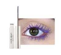 Allbestaye Mascara coloré imperméable pinceau fin Cils verts noirs et blancs maquillage longue tenue
