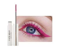 Allbestaye Mascara coloré imperméable pinceau fin Cils verts noirs et blancs maquillage longue tenue