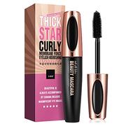 Allbestaye Mascara fibre de soie 4D, allongement de cils extra long et mascara volume des cils Imperméable à l'eau longue durée Naturellement maquillage des yeux ne fleurit pas